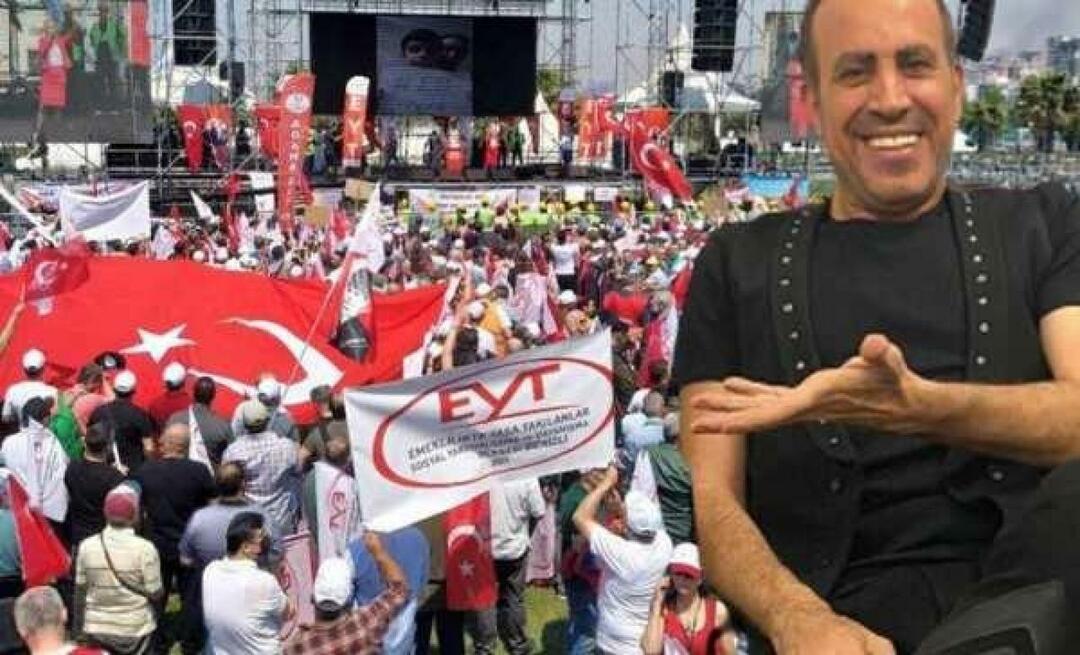 Haluk Levent s-a adresat membrilor EYT după declarația lui Erdoğan! „Cu primul tău salariu...”