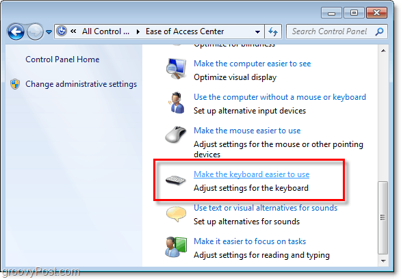 Cum dezactivați cheile lipicioase și cheile de filtrare în Windows 7