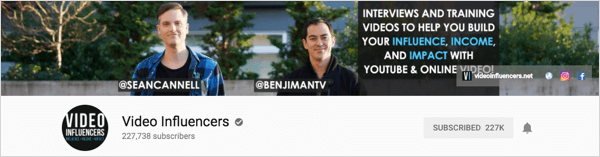 Video Influencers este un canal care produce interviuri săptămânale.