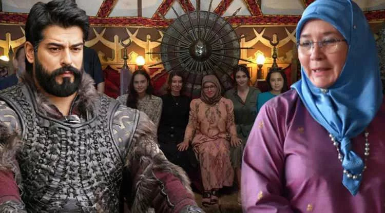 Regina Malaeziei se dovedește a fi o fană a Establishment Osman: dai lecții de istorie în fiecare episod