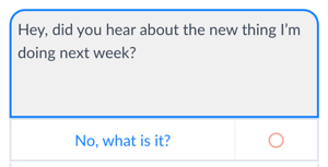 Utilizați butoane pentru a permite oamenilor să avanseze cu conversațiile bot Messenger.