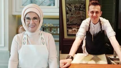 Emine Erdoğan l-a felicitat pe bucătarul Fatih Tutak, care a primit Steaua Michelin!