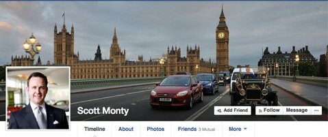 pagina de facebook personală Scott Monty