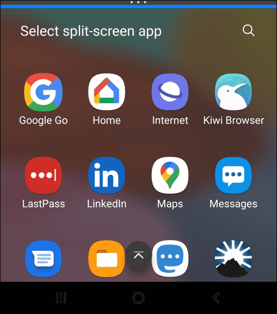 cum să împărțiți ecranul pe Android alege aplicația