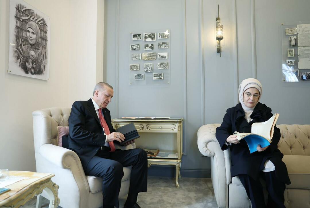 Președintele Recep Tayyip Erdogan și soția sa Emine Erdogan