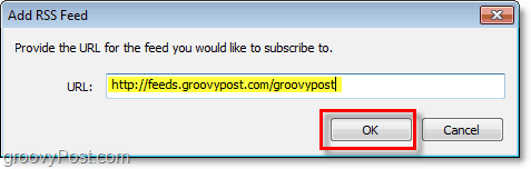suscribe la un feed RSS în Windows Live Mail