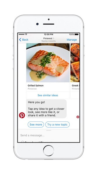 Botul Pinterest aduce puterea căutării și recomandărilor Pinterest către Messenger.