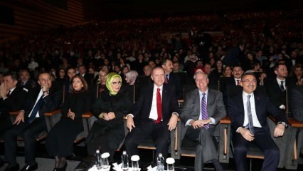 Președintele Erdoğan și Prima Doamnă Fazıl Say au participat la concert