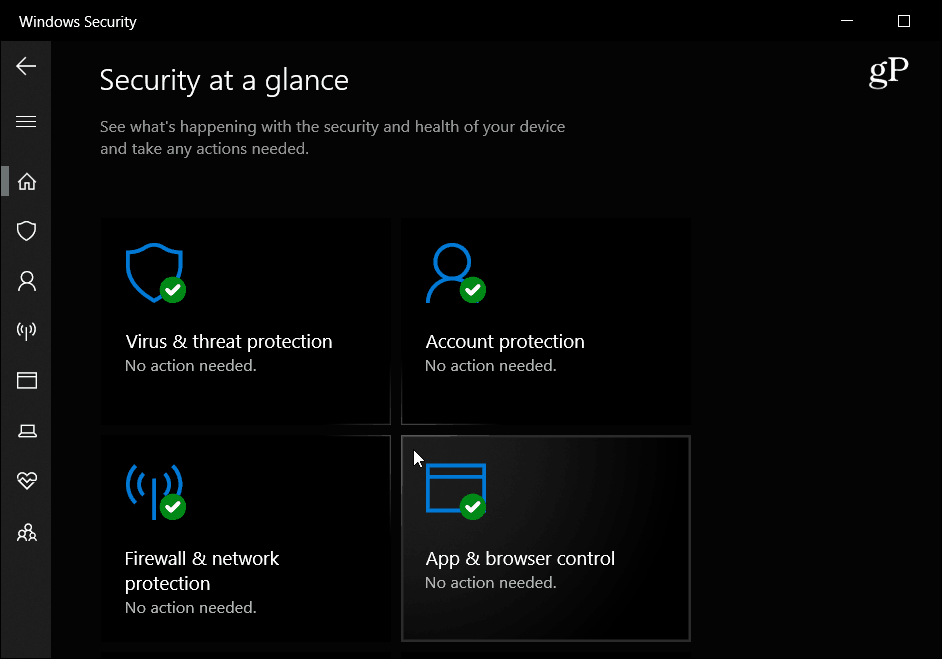 1809 Windows Security