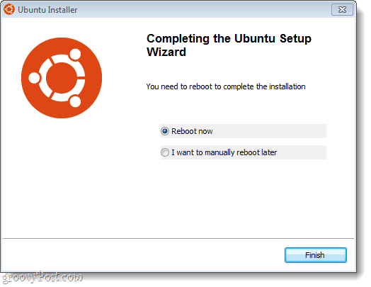 Instalarea ubuntu finalizată