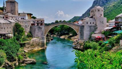 Unde este Podul Mostar? În ce țară este Podul Mostar? Cine a construit Podul Mostar?