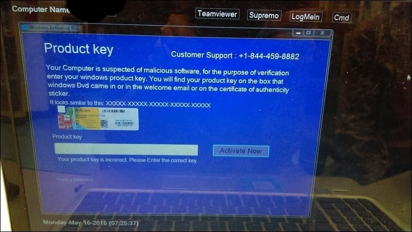 PSA: Feriți-vă de scamurile de asistență tehnică de activare Windows 10