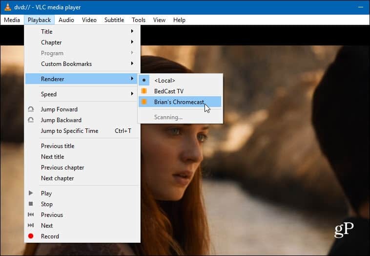 VLC Desktop pentru Chromecast