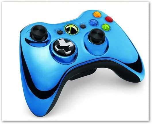 Controler Xbox 360 crom albastru