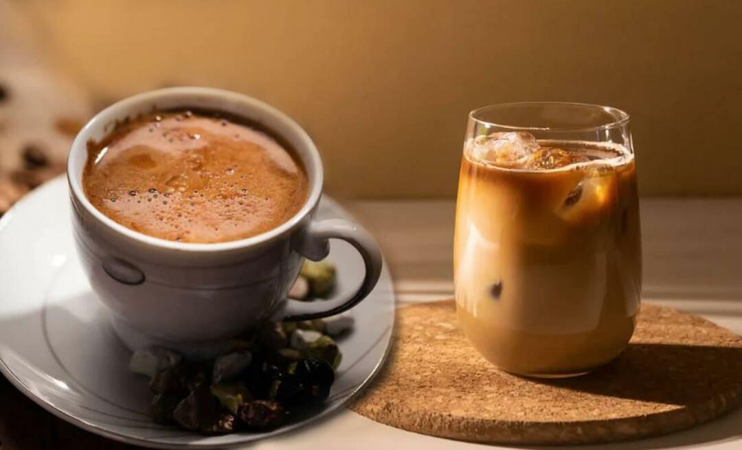 Cum să faci cafea cu gheață cu cafea turcească? Prepararea cafelei rece din cafea turcească