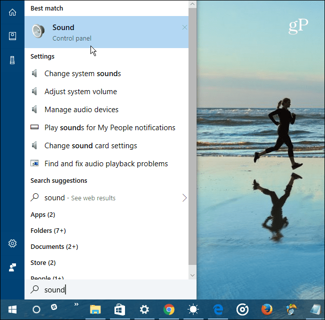 Porniți meniul Windows 10