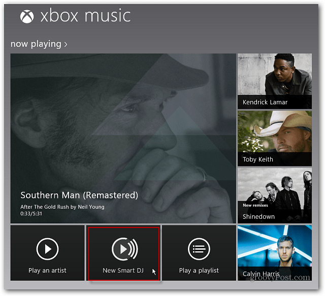 Cum să utilizați Xbox Music Smart DJ în Windows 8