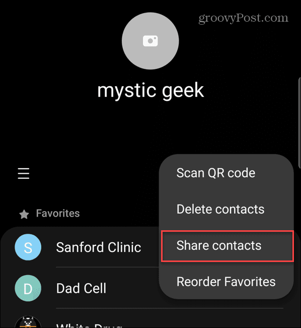 Transferați contacte de pe Android pe Android
