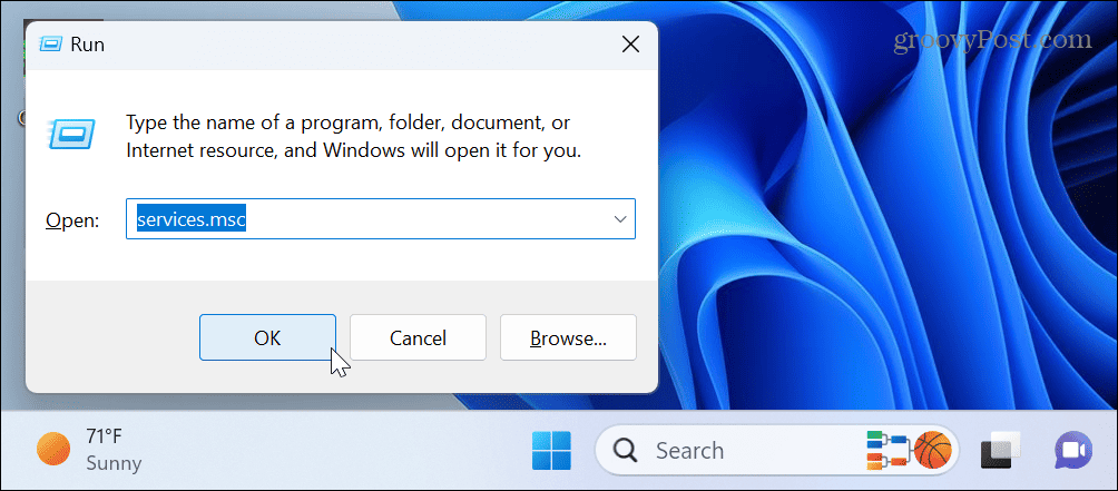 Remediați eroarea Windows Update 0x8007001d