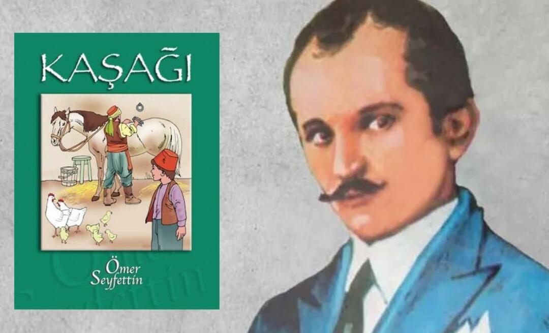 Povestea de neuitat a lui Ömer Seyfettin: Kağızı! Care este subiectul cărții numită „Kağı”?