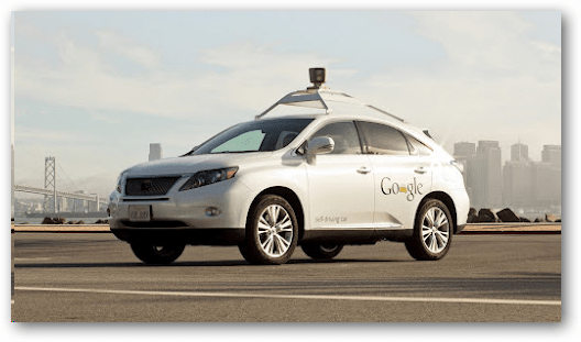 Lexus de auto conducerea Google