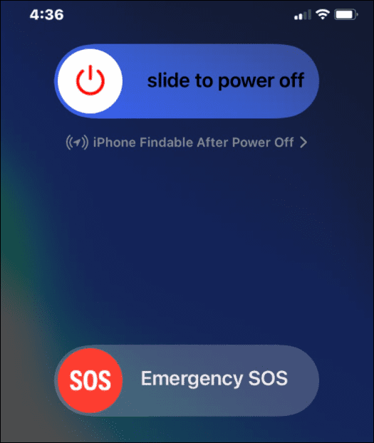 Glisor SOS de urgență iPhone