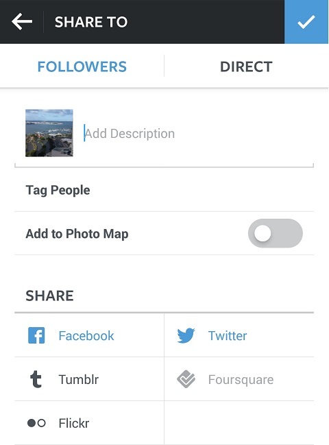 conectarea profilurilor sociale la instagram