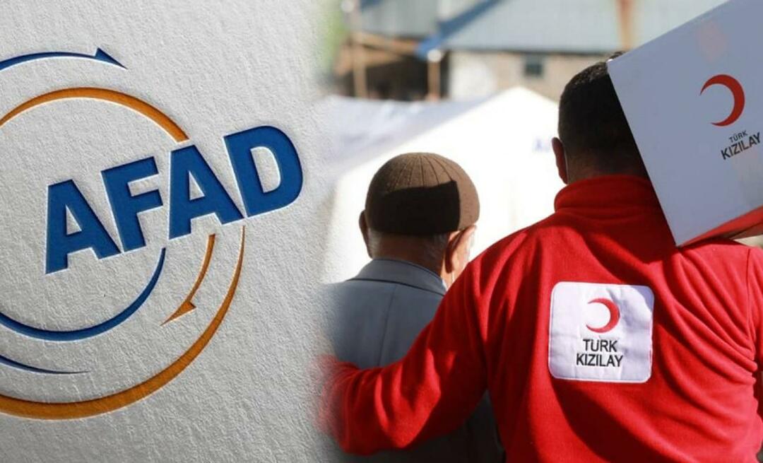 Cum se poate face donația AFAD pentru cutremur? Canalele de donații AFAD și lista de nevoi pentru Semiluna Roșie...