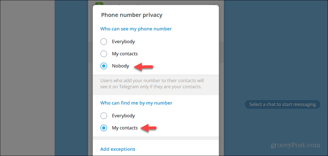 Cum să-ți ascunzi numărul de telefon pe Telegram