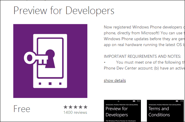 Cum să obțineți actualizări Windows Phone 8.1 din timp cu previzualizare pentru dezvoltatori