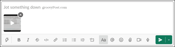 Trimiteți un videoclip în Slack