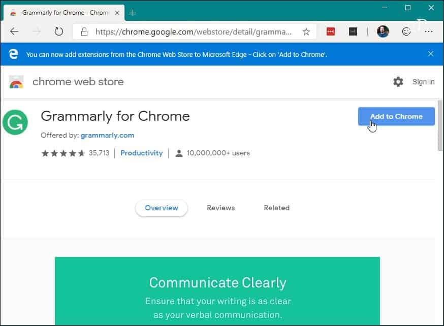 5 Instalează Chrome Extension Chrome Web Store Edge