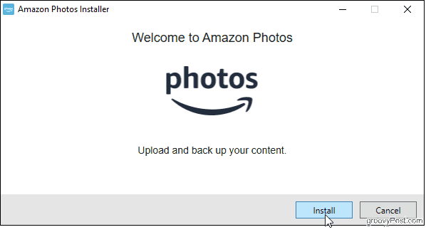 Instalați aplicația pentru desktop Amazon Photos