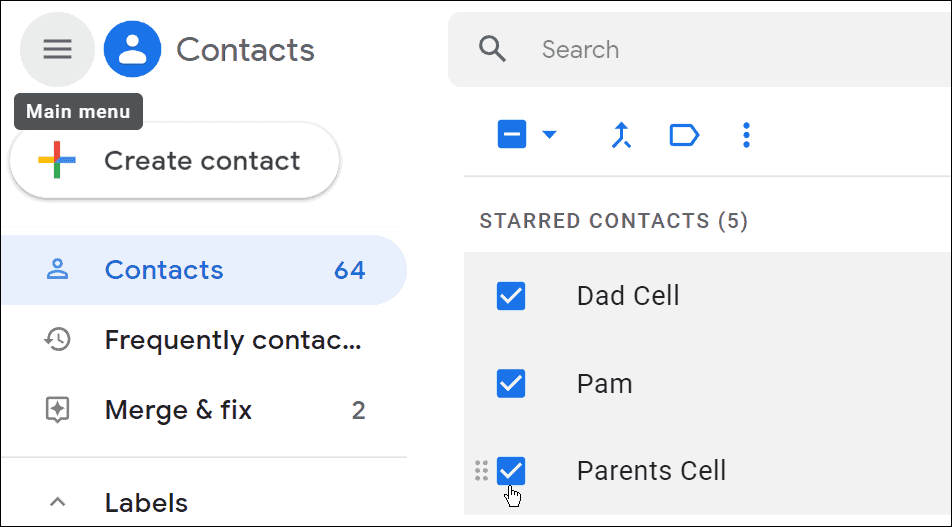 verificați contactele creați o listă de e-mail de grup în gmail