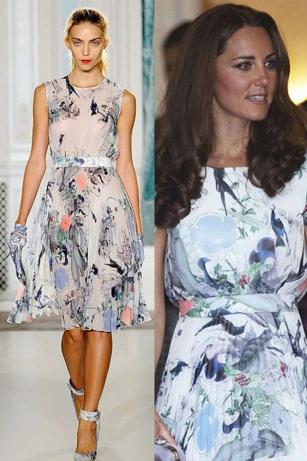 Prințesă atinge hainele lui Kate Middleton!