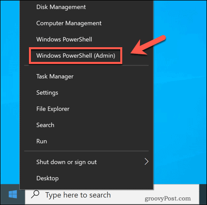 Lansarea Windows PowerShell