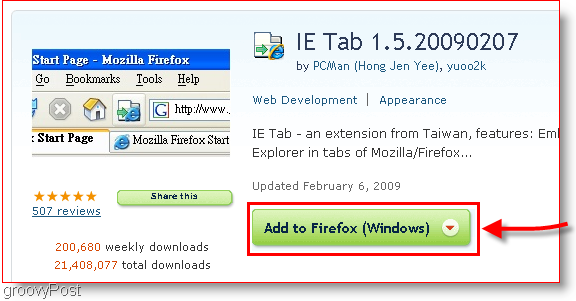 Descarcă fila IE pentru Firefox