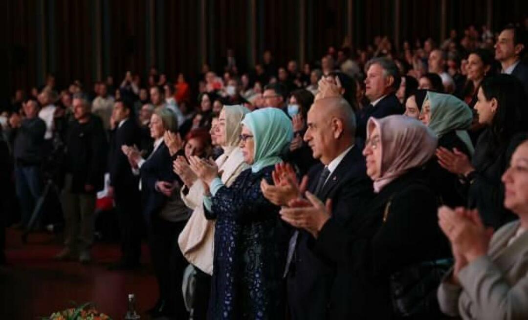 Emine Erdoğan a vizionat opera „Turandot” la Centrul nostru de Congrese și Cultură Beștepe!