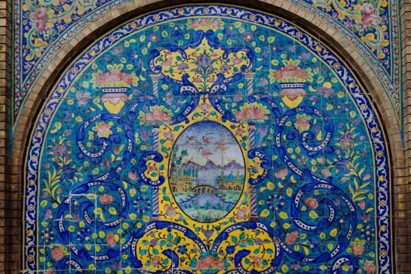 Detalii de la Palatul Golestan