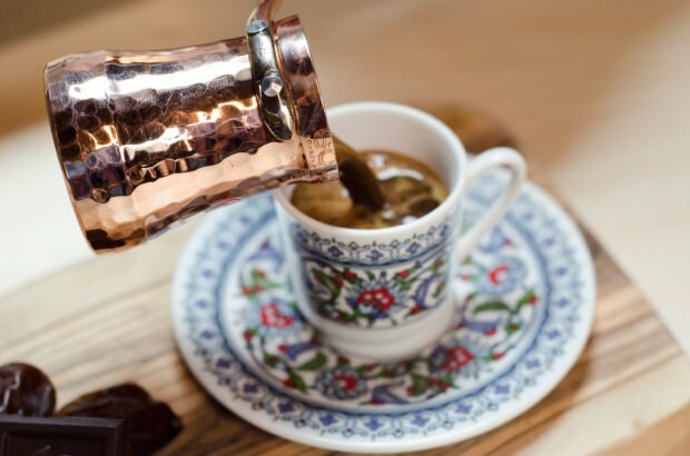 cafea turcească practică