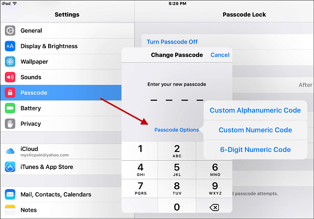 Protejați-vă iPhone-ul, creați o parolă alfanumerică puternică (actualizată)