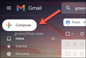 Butonul Gmail Compose