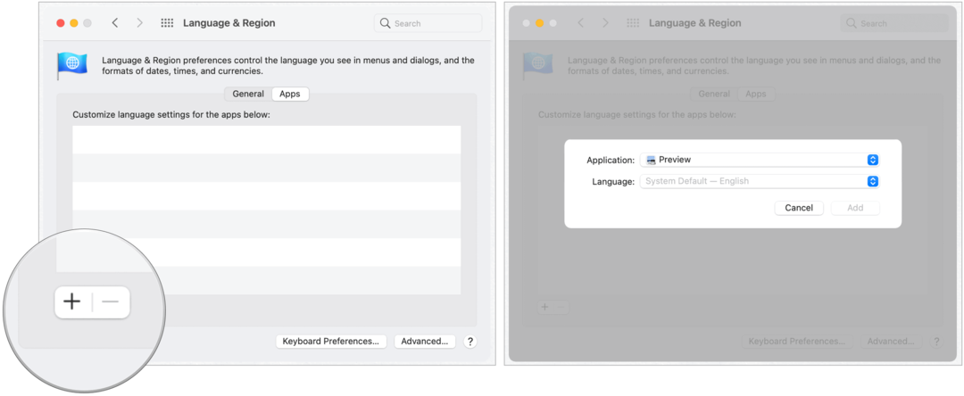 Mac schimbă limbile aplicației