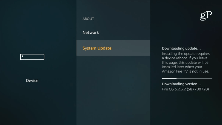 Actualizați Fire TV