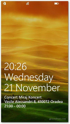 Windows Phone 8: Cum să personalizați ecranul de blocare