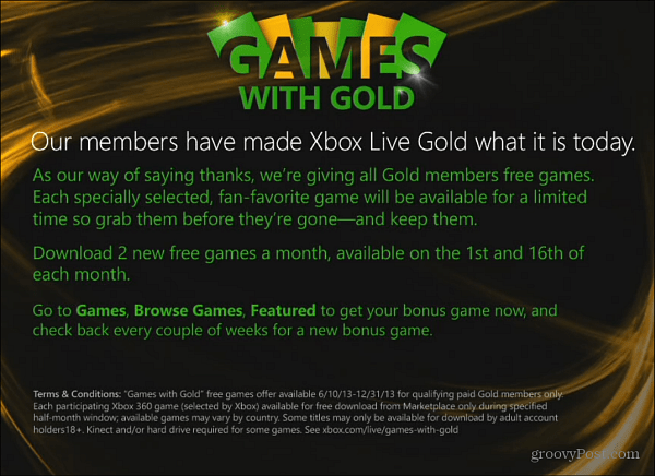 Jocuri Xbox Live cu Prezentare de aur