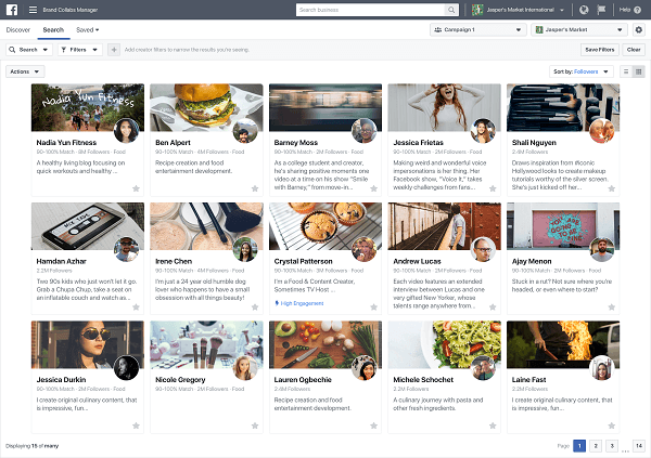 Facebook a lansat Brand Collabs Manager, care permite brandurilor să descopere creatori cu care pot stabili tranzacții și parteneriate