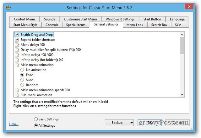 Obțineți meniul Start înapoi în Windows 8 cu Classic Shell