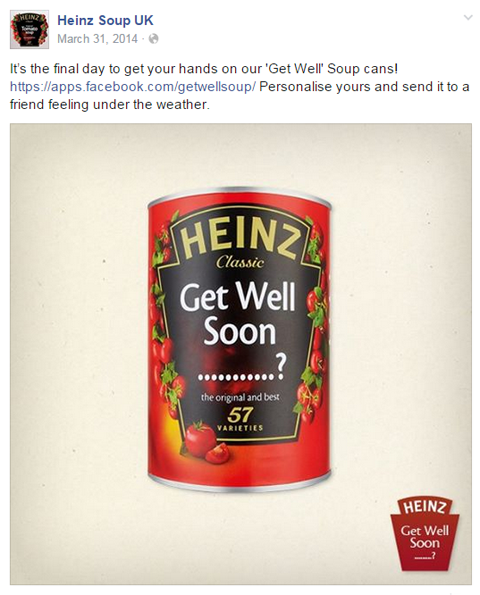 supa Heinz obține o imagine bună