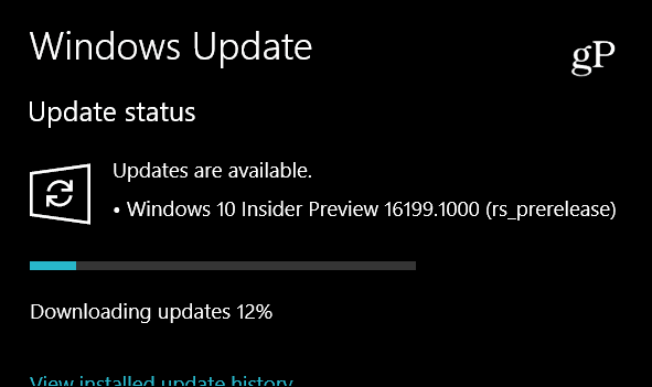 Microsoft Ships Windows 10 Insider Preview Build 16199, include funcții noi